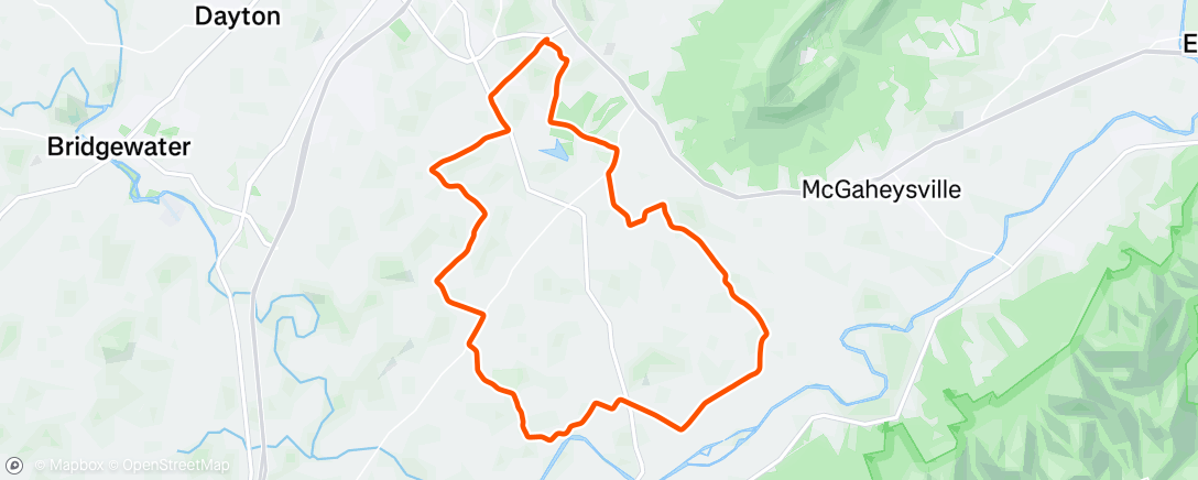 Map of the activity, Morning Ride