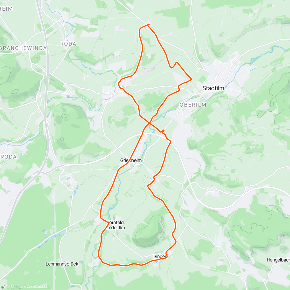 Map of the activity, Knie futsch