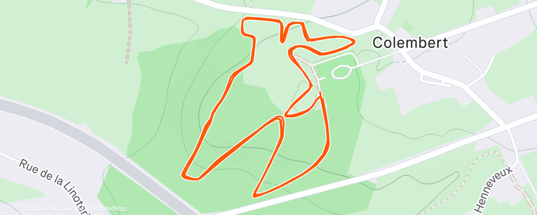 Mapa de la actividad (Morning Run)