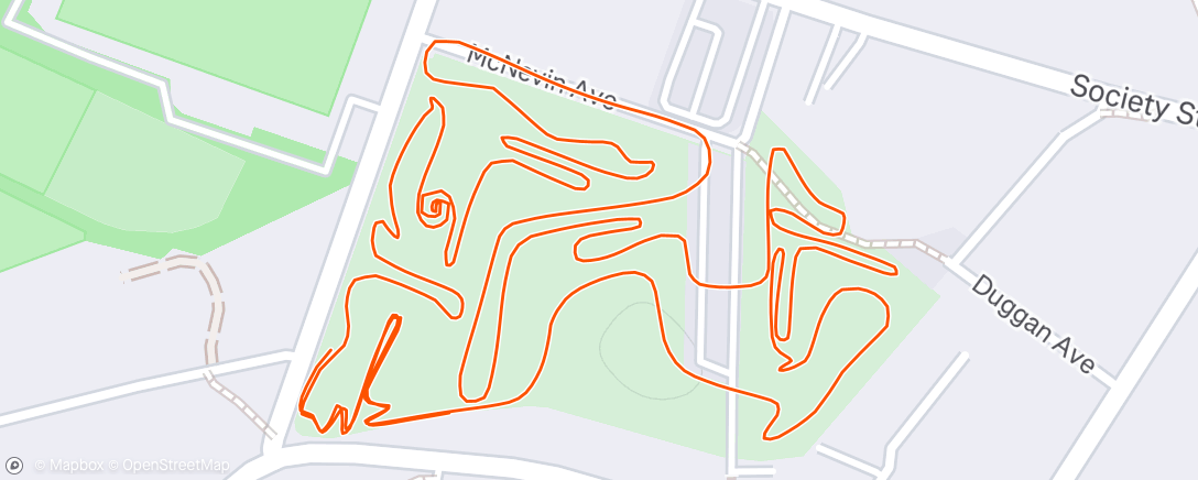 Peta aktivitas, Lunch Ride