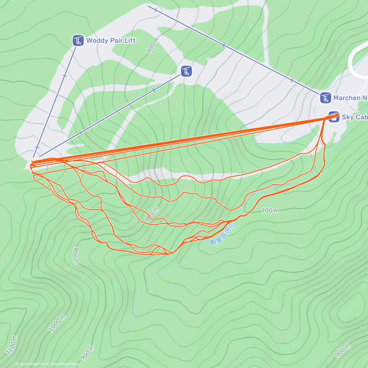Map of the activity, Sapporo Kokusai