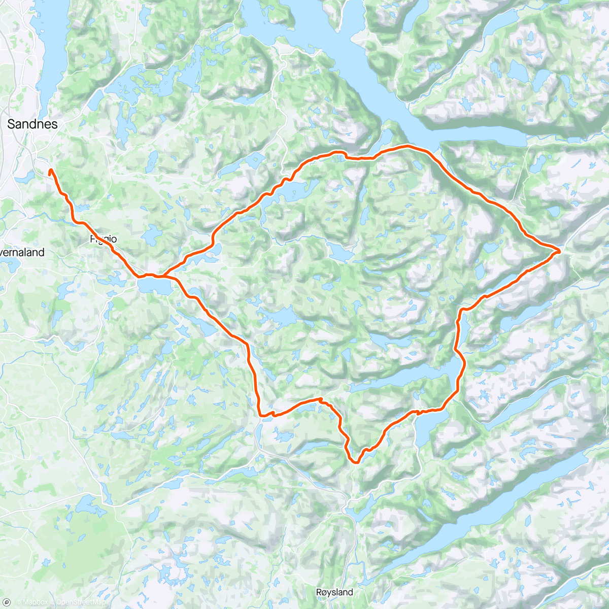 Map of the activity, BSK-søndag - 33 stk 👍 ☀️