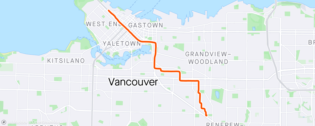 Mappa dell'attività Afternoon Ride