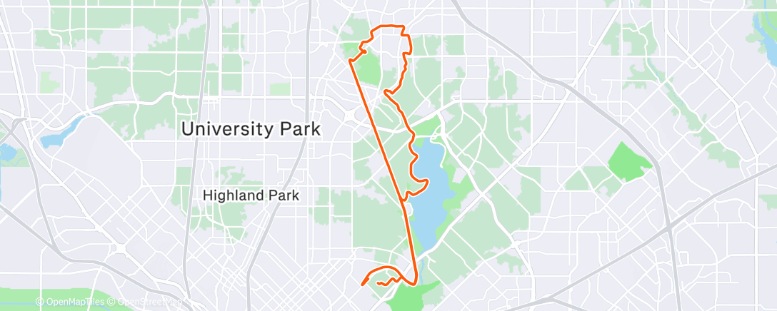 Map of the activity, Afternoon Ride