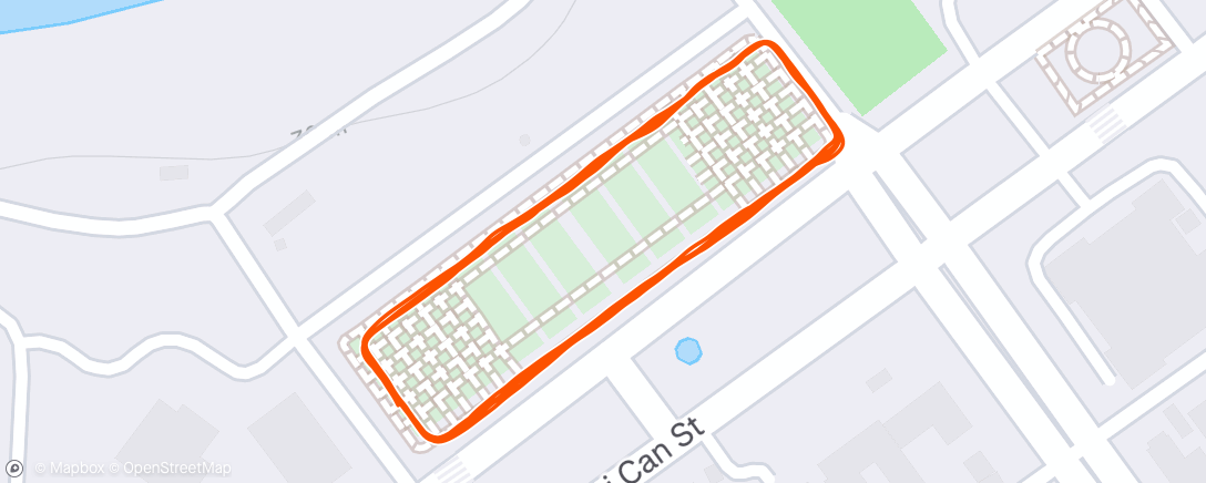 Map of the activity, Evening Walk