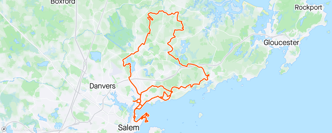 Map of the activity, Eventful North Shore CX