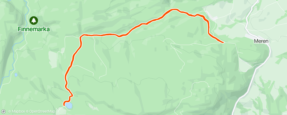 Mapa da atividade, Rolig løpetur