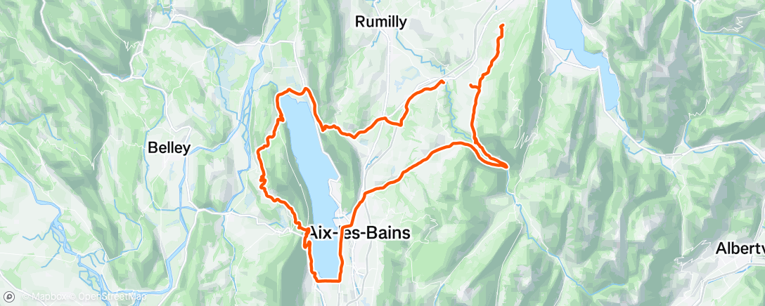 Mapa de la actividad (Lunch Ride)