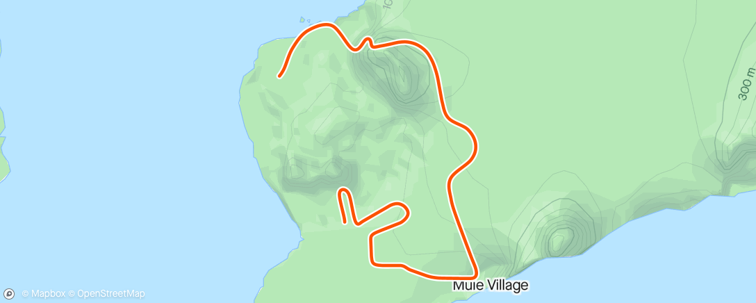 Map of the activity, Zwift - Run to the Hills in Watopia
