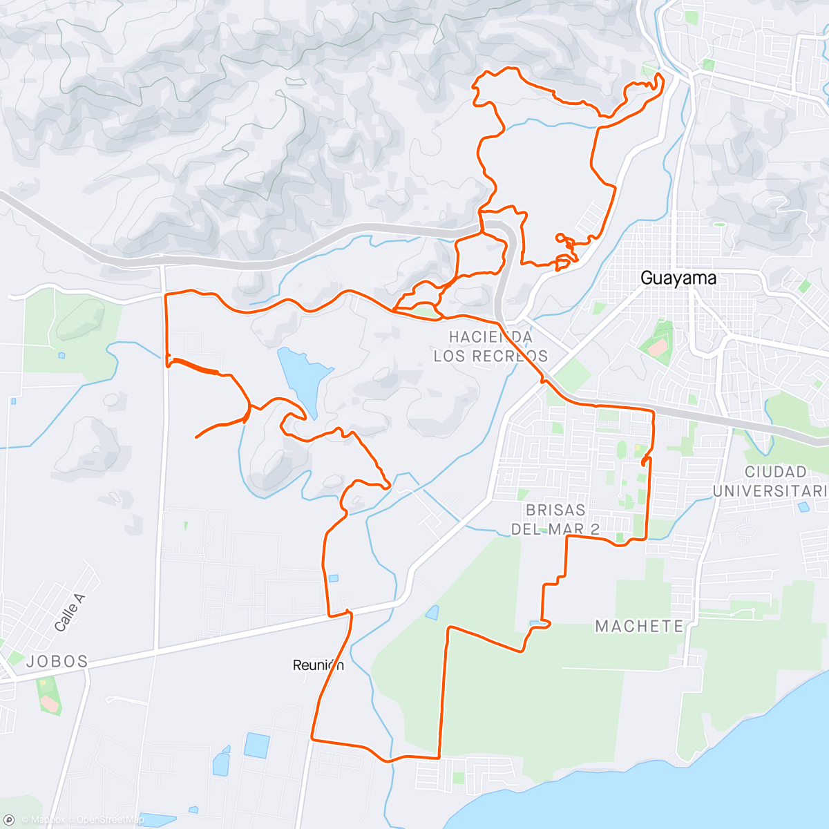Map of the activity, 🇵🇷 Morning E-Ride 🚴🏽‍♀️⚡️- Caminos Brujo 🧙‍♂️ Practica “La Reina” (1/2 Route) Temperatura 🔥🥵