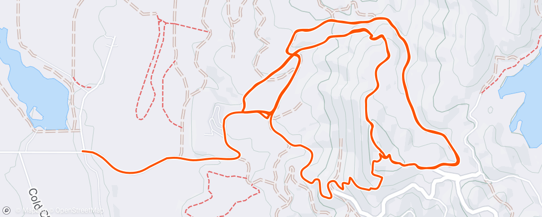 Map of the activity, Morning Ride
