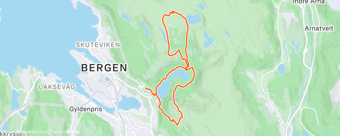 Carte de l'activité Morning Trail Run