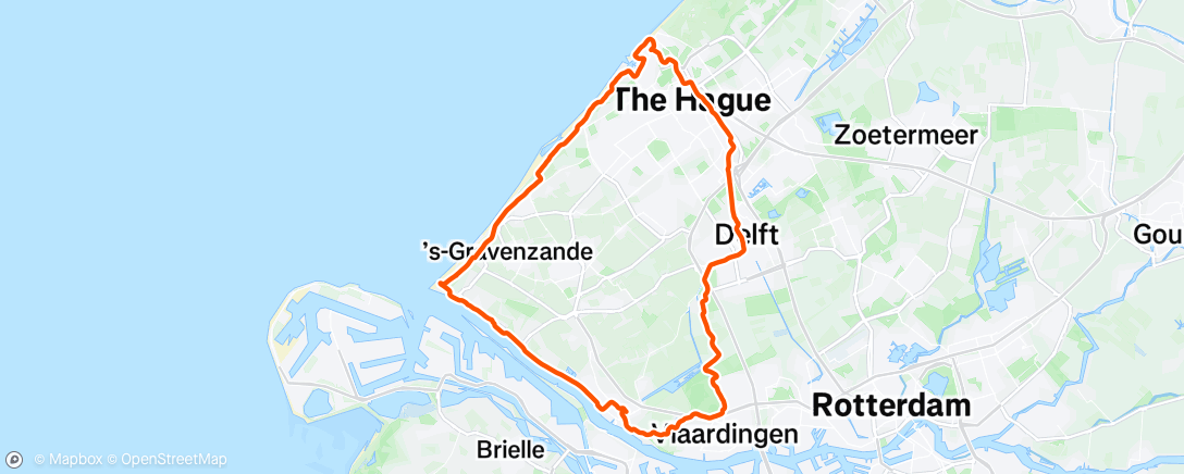 Map of the activity, Morning Ride