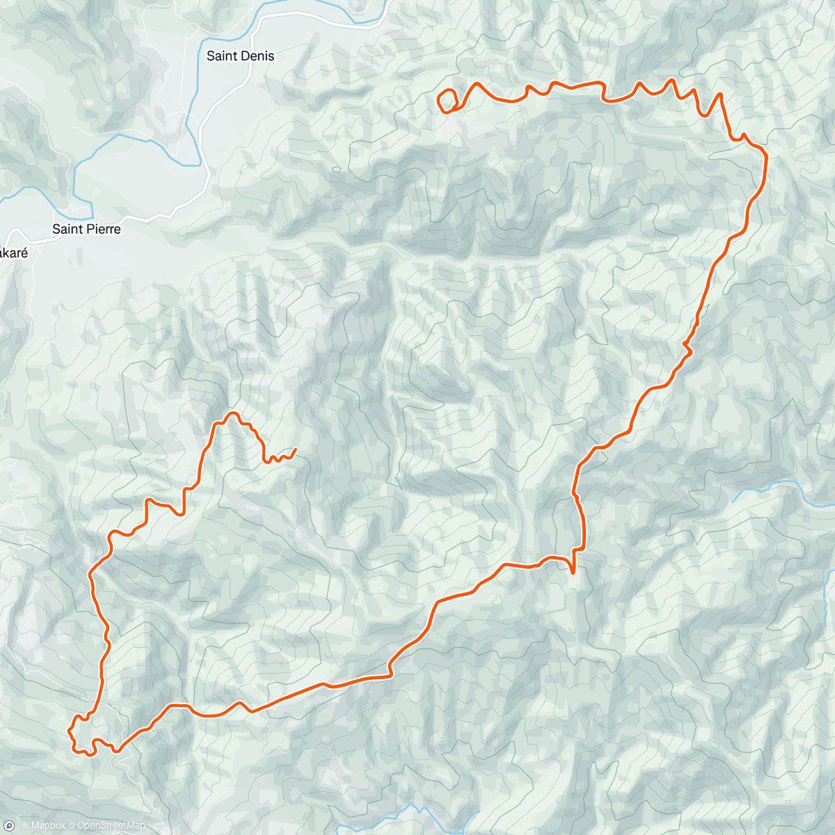 Map of the activity, Zwift - Athletica - Over-unders in France
