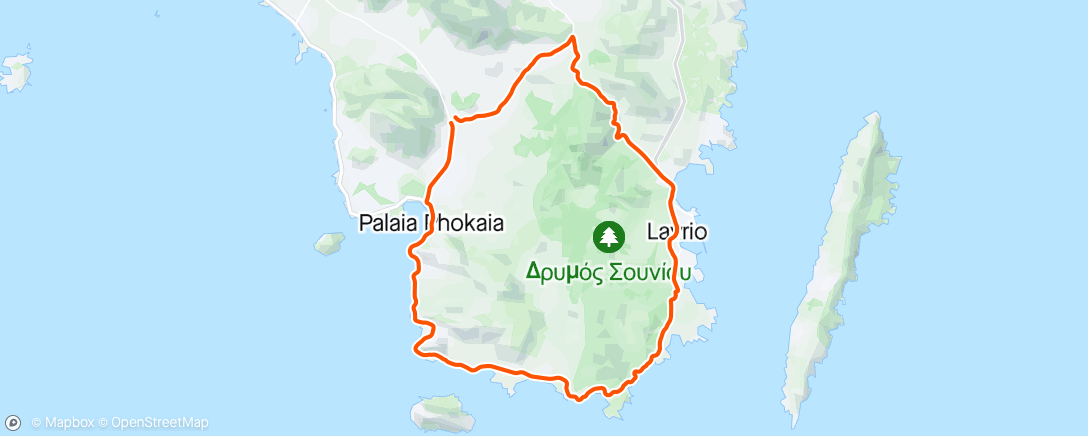 Map of the activity, Σούνιο!