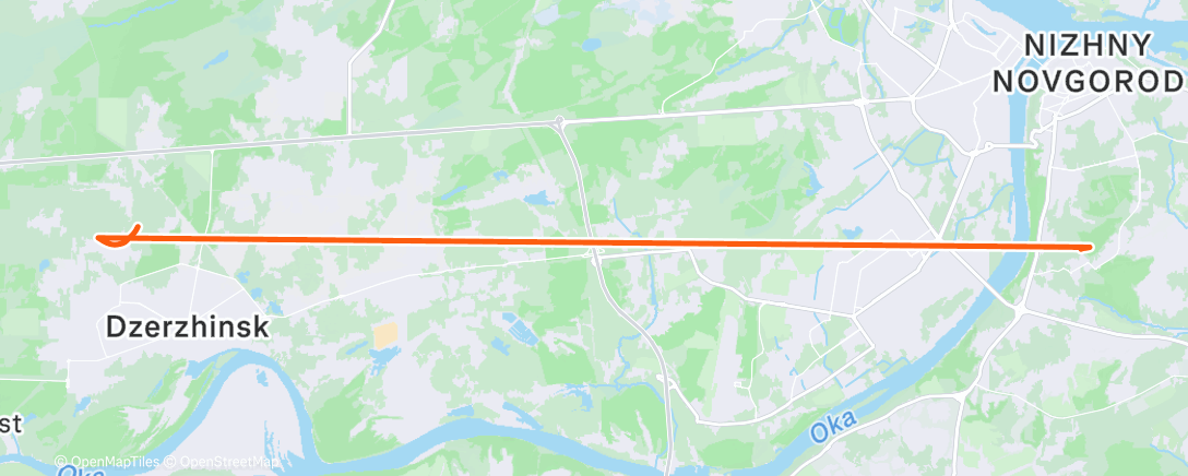 Map of the activity, Morning Nordic Ski