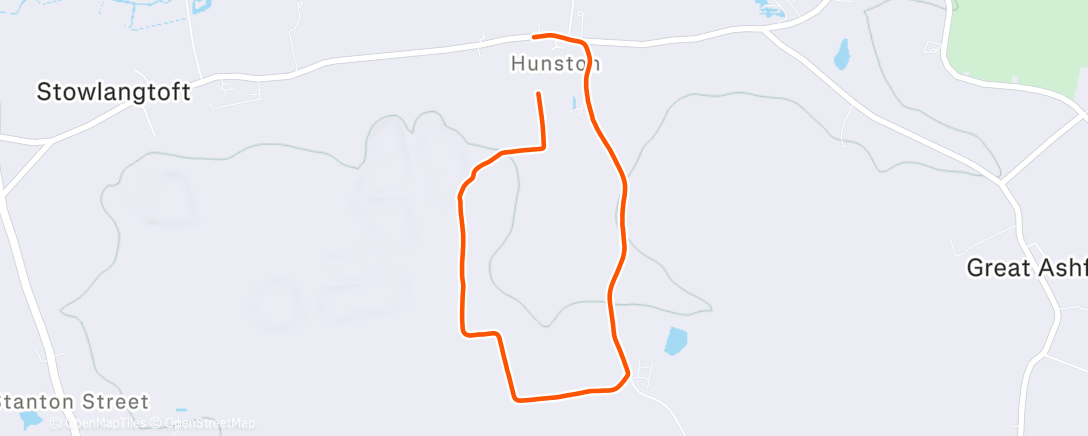 Mappa dell'attività Afternoon Walk