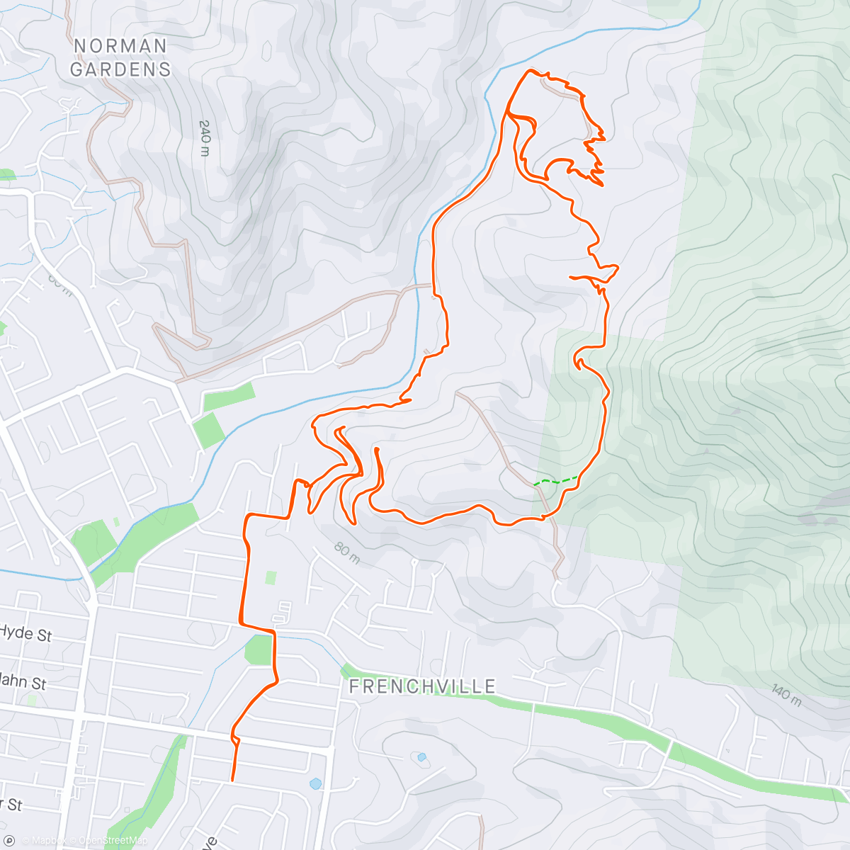 Map of the activity, 👌 afternoon ride