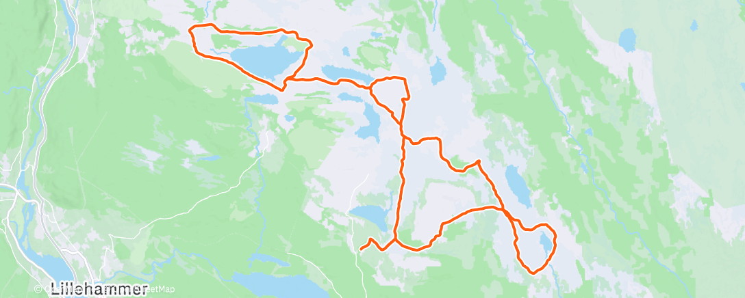 Map of the activity, JuleSkate med Thea og Anikken☀️
