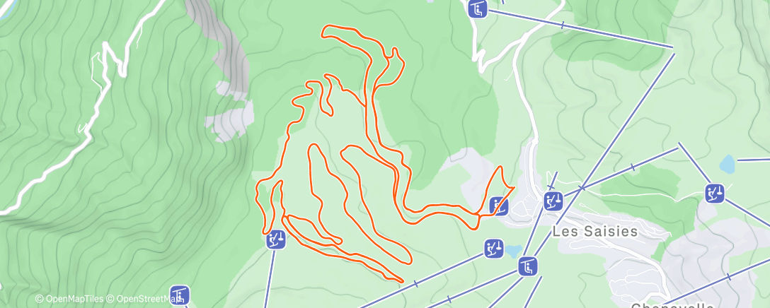 Map of the activity, FIRST OF THE YEAR☀️🤍
