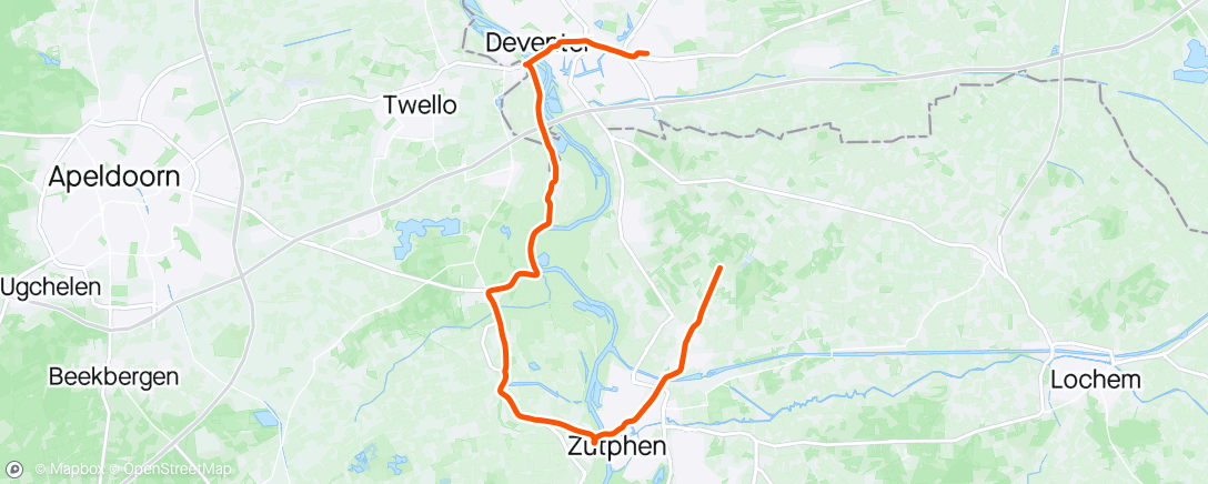 Mapa da atividade, Rondje Zutphen