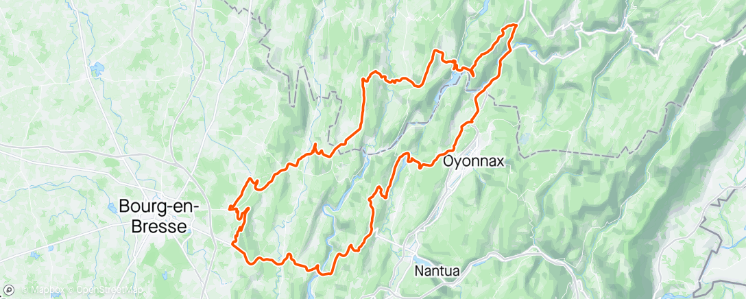 Map of the activity, Endurance et intensités