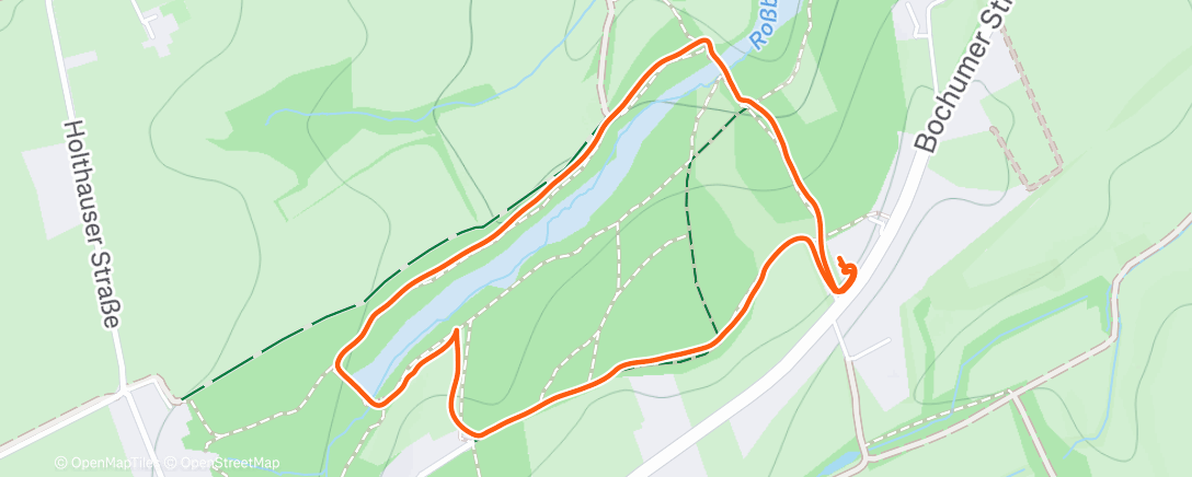 Map of the activity, Wanderung am Nachmittag