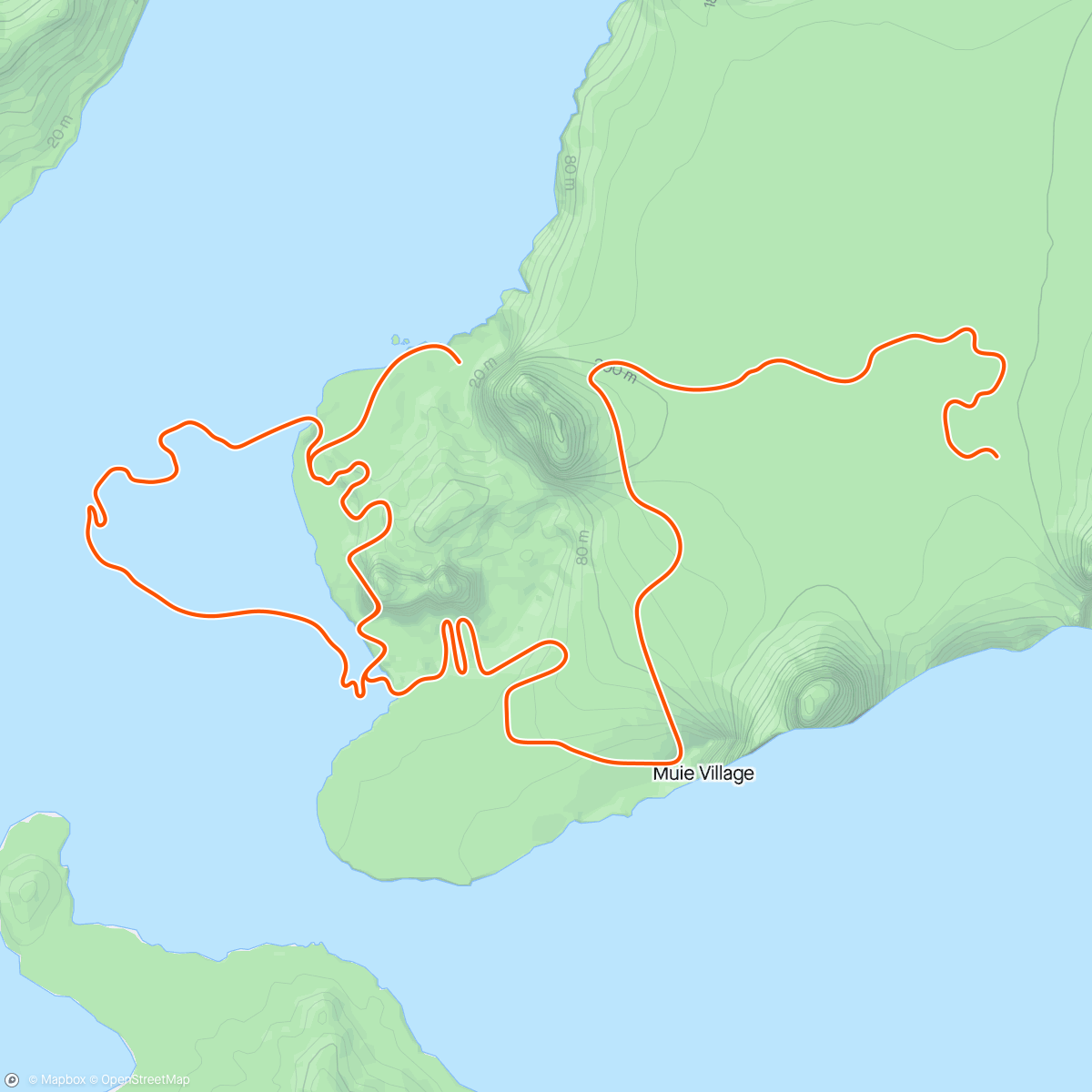Mapa de la actividad (Zwift - Pacer Group Ride: Triple Flat Loops in Watopia with Yumi)