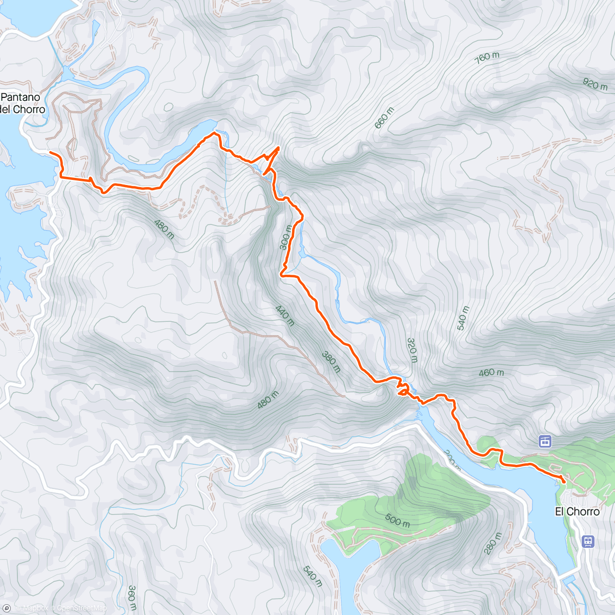 アクティビティ「Caminito Del Ray」の地図