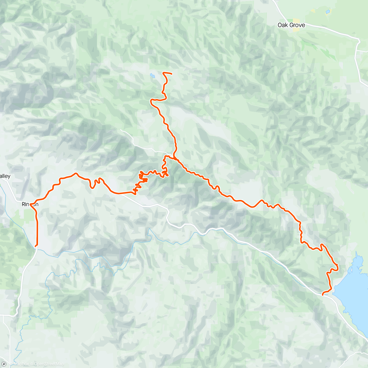 Map of the activity, Palomar Mt. w/JP… what a day!