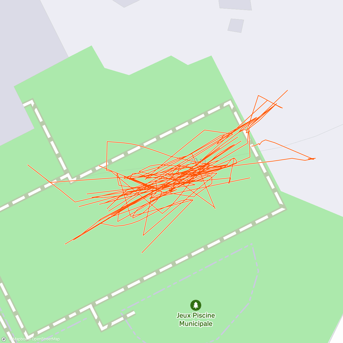 Map of the activity, 6k