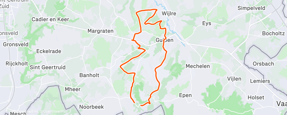 Map of the activity, Nat en koud 🥶