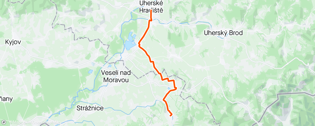 Map of the activity, Morning Ride