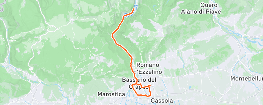 Карта физической активности (Lunch Ride)