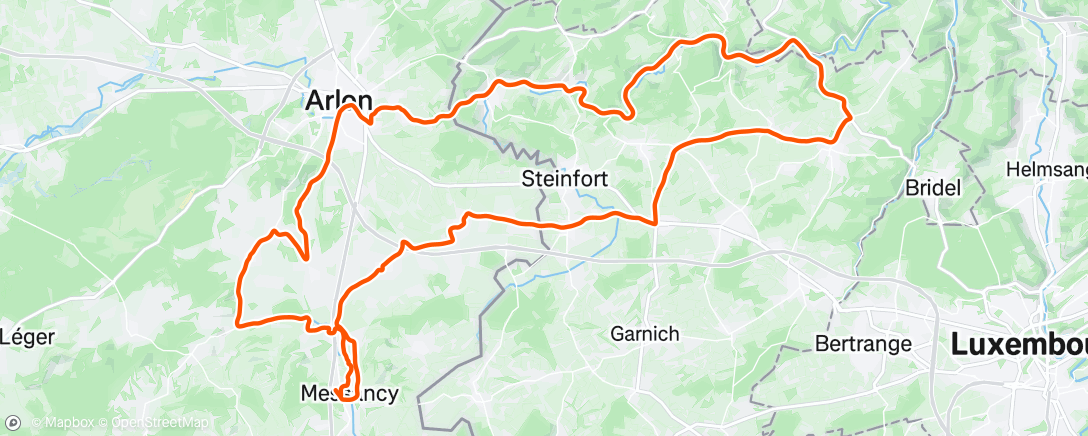 Map of the activity, Sortie vélo dans l'après-midi