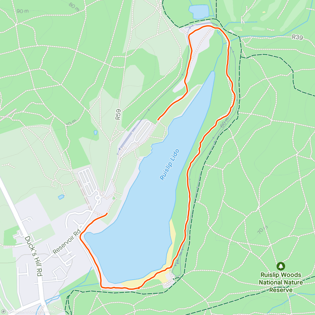 Mappa dell'attività Walkies 🐶 🐕