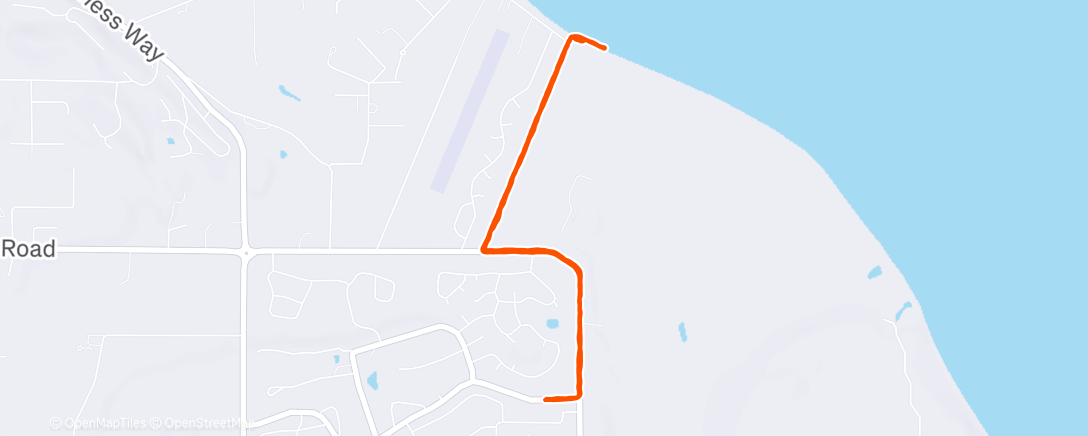 Map of the activity, Wife Walk
