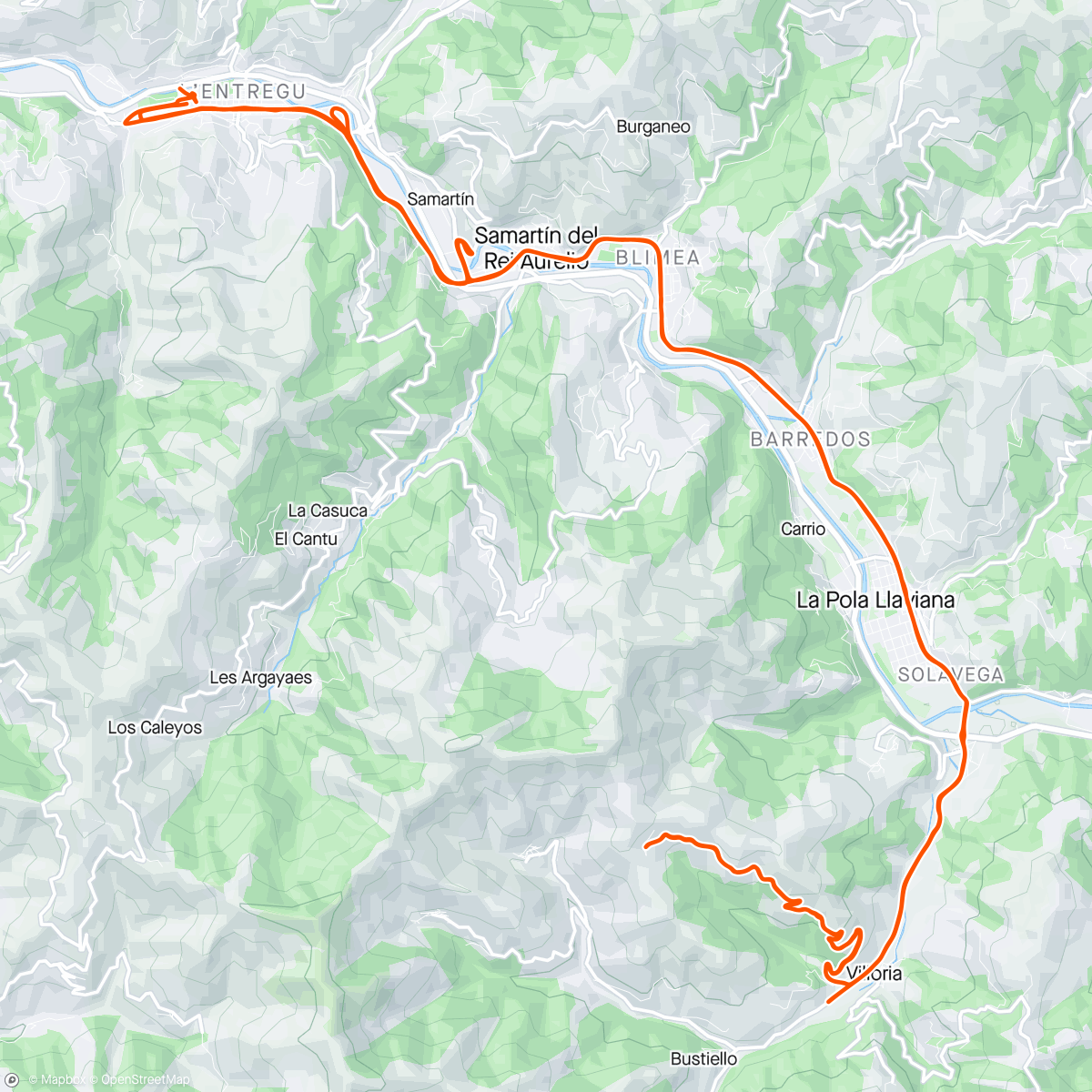 Map of the activity, Les Bories 🏔️