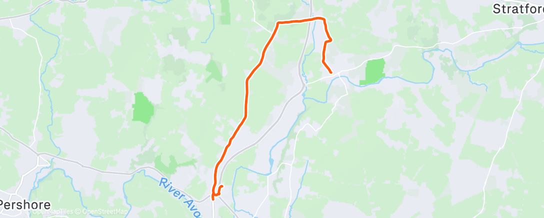 Map of the activity, Headwind for lunch 🌬️
