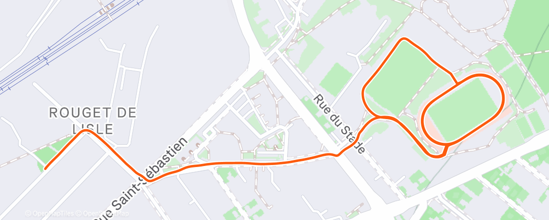 Карта физической активности (Lunch Run)