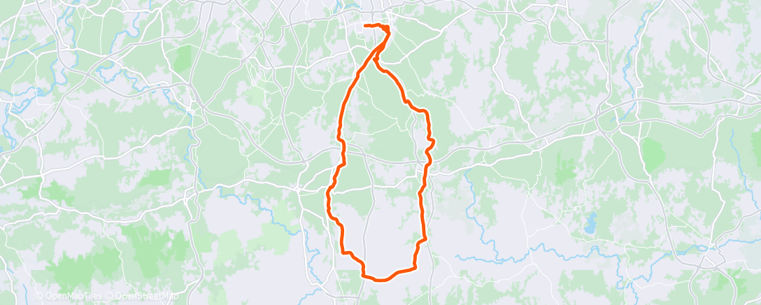 Map of the activity, Horne GC