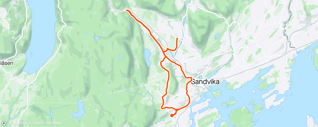Map of the activity, Skyggenes Dal TT + Kirkerud