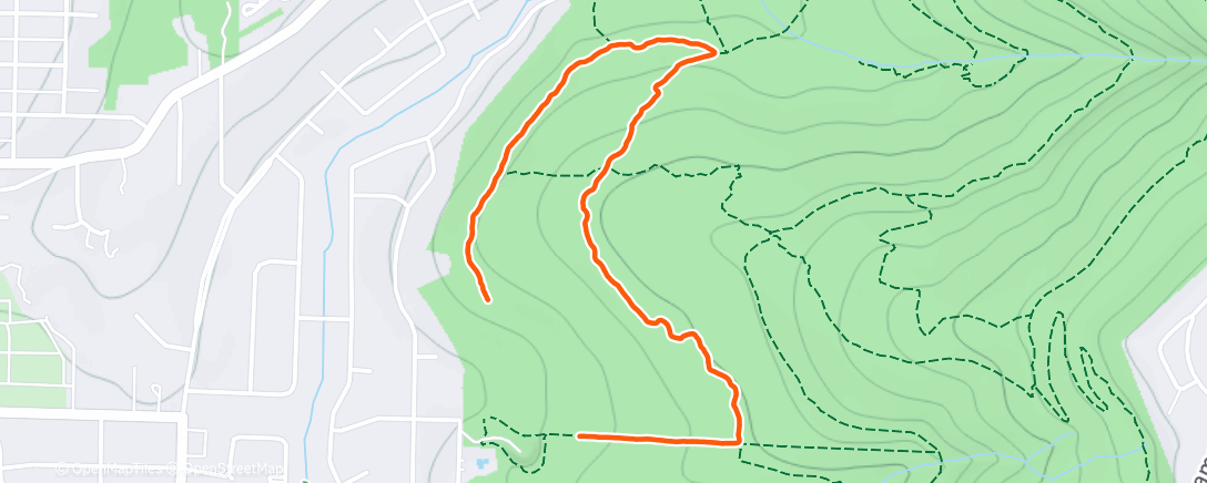 Карта физической активности (Hike)