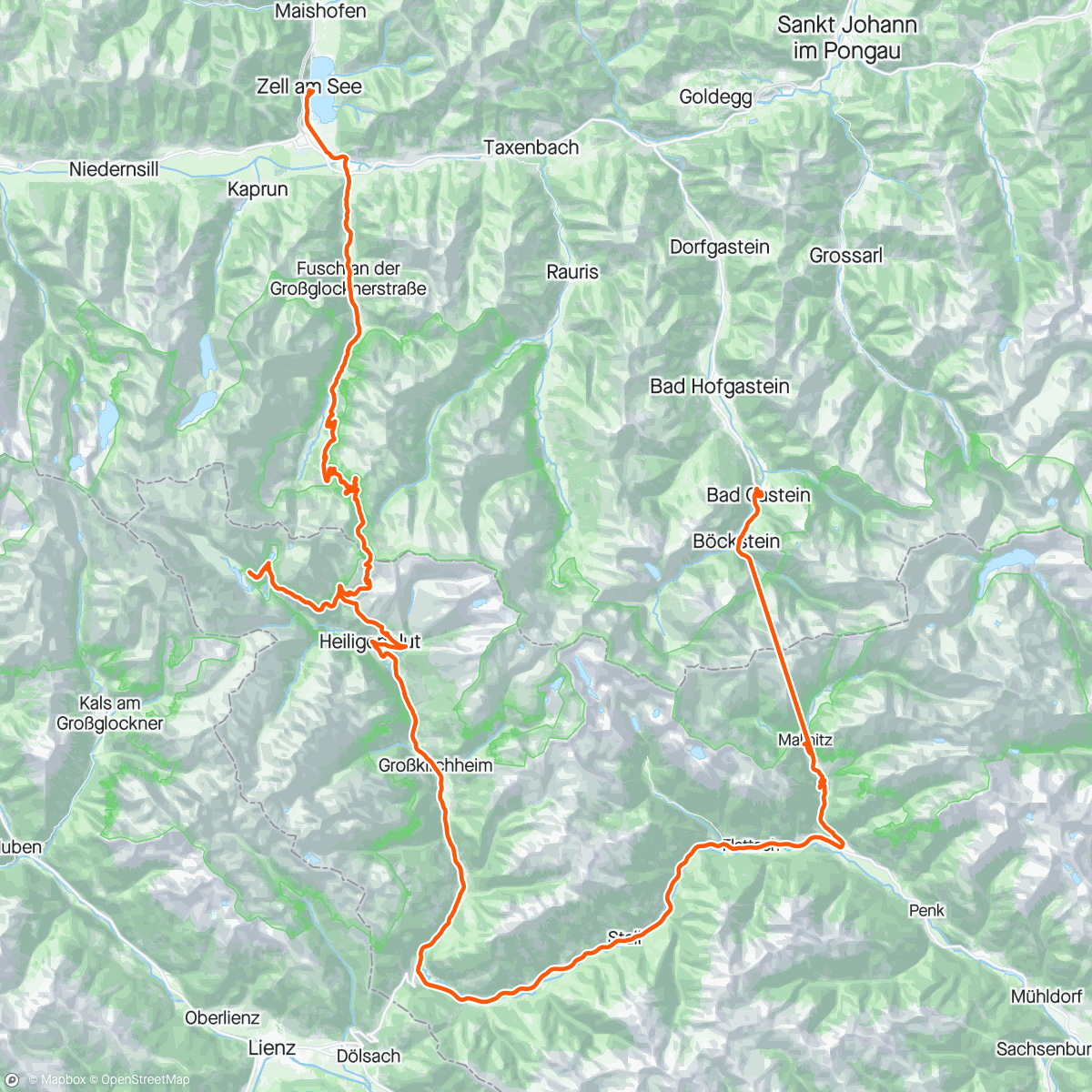 Map of the activity, Tauern Tour S2 ☀️🔥