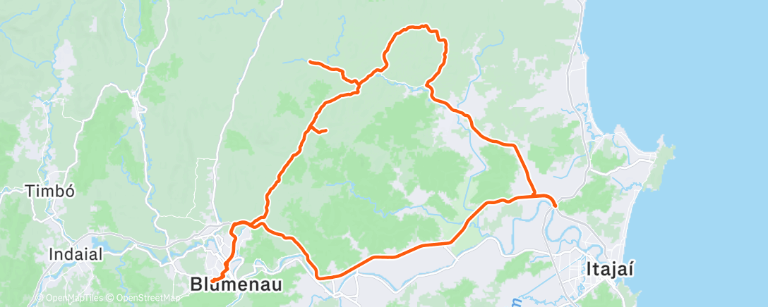 Карта физической активности (giro na chuva)