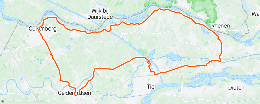 Map of the activity, Morning Ride