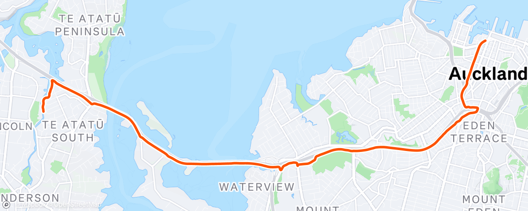 Map of the activity, Morning Ride