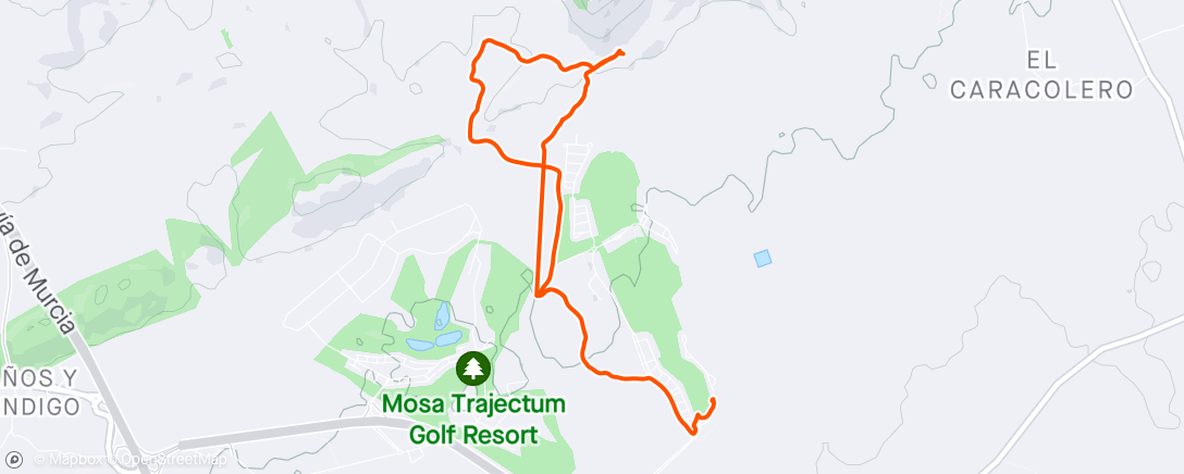 Map of the activity, Quick Morning spin