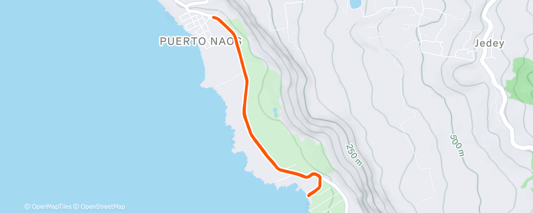 Карта физической активности (Jogging)