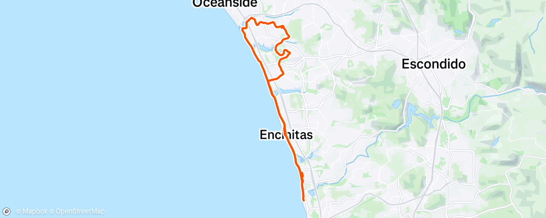 Map of the activity, Morning Ride